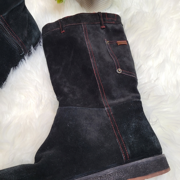 Camper Black Suede Twins Collection Boots - Picture 3 of 16